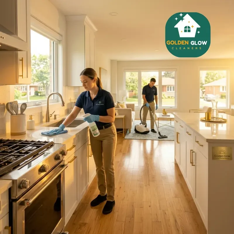 Team Working on Deep Cleaning Service In waterloo